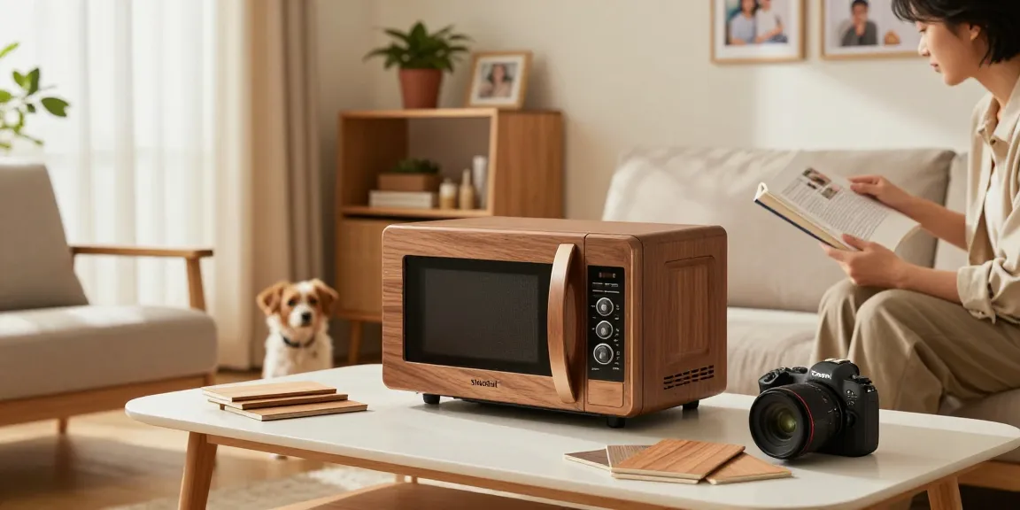 Traitement du bois sans produits chimiques avec le Shashel® dans un salon accueillant.