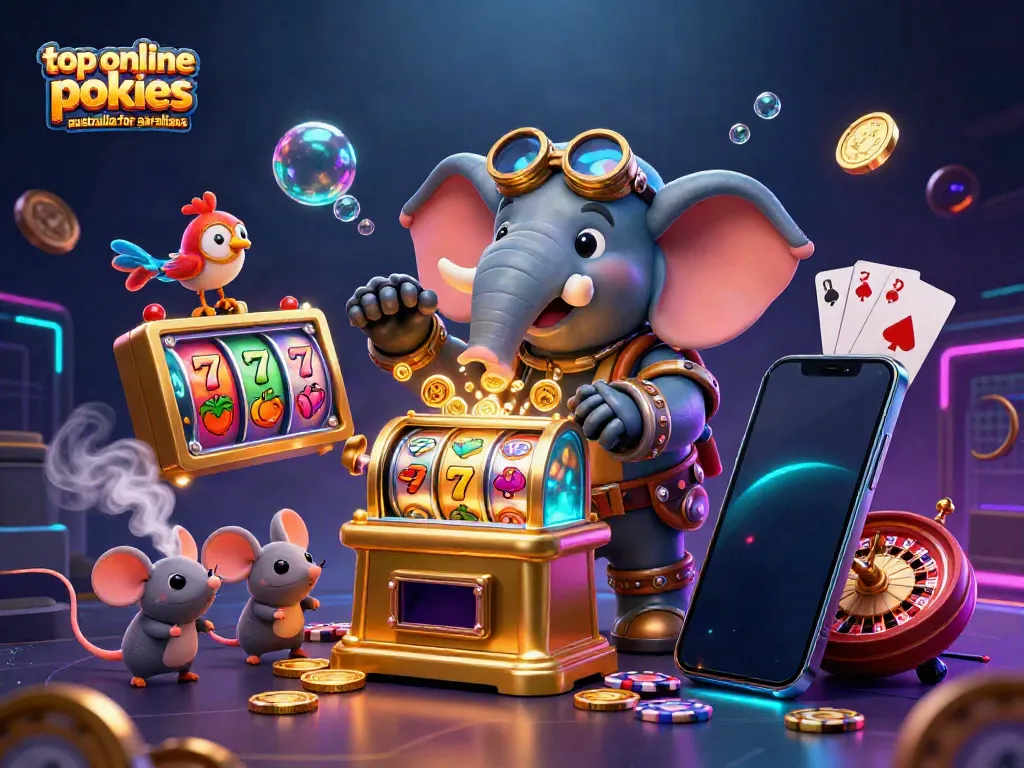 Experience the thrill of winning at top online pokies Australia for Australians with a vibrant steampunk scene.